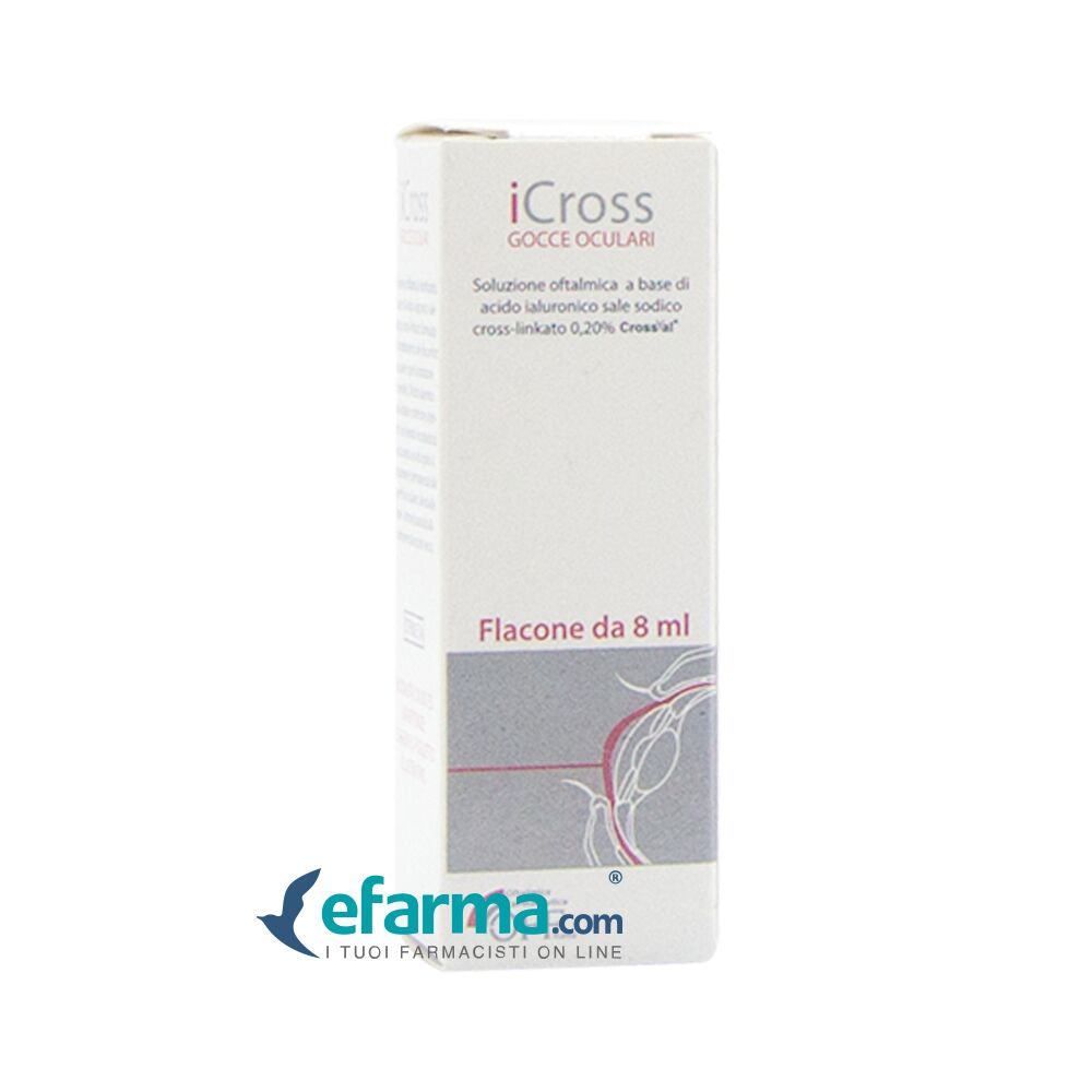 icross gocce oculari lubrificanti 8 ml