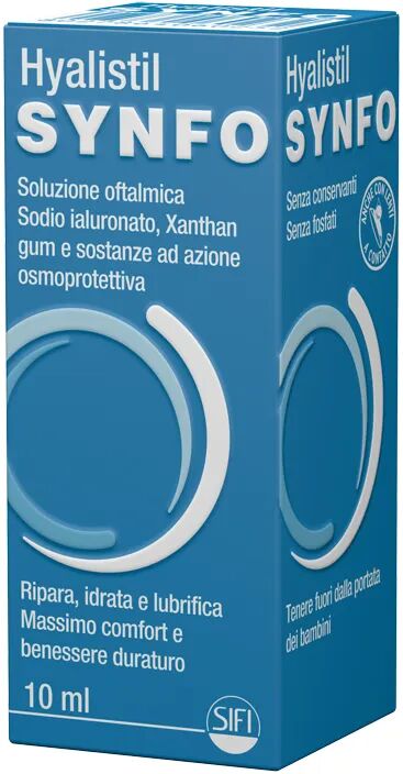 HYALISTIL Synfo Soluzione Oftalmica Protettiva e Idratante per Occhi Flacone da 10ml