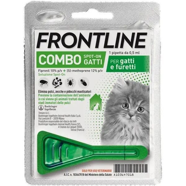 frontline combo soluzione spot-on gatti 1 pipetta monodose