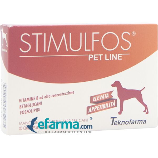 stimulfos pet line integratore di vitamina b per cani 30 compresse