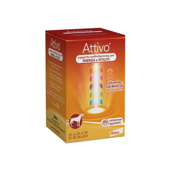 attivo tabs integratore multivitaminico cani 60 compresse