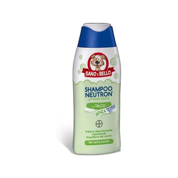 sano e bello shampoo neutron al talco detergente neutro cani 250 ml