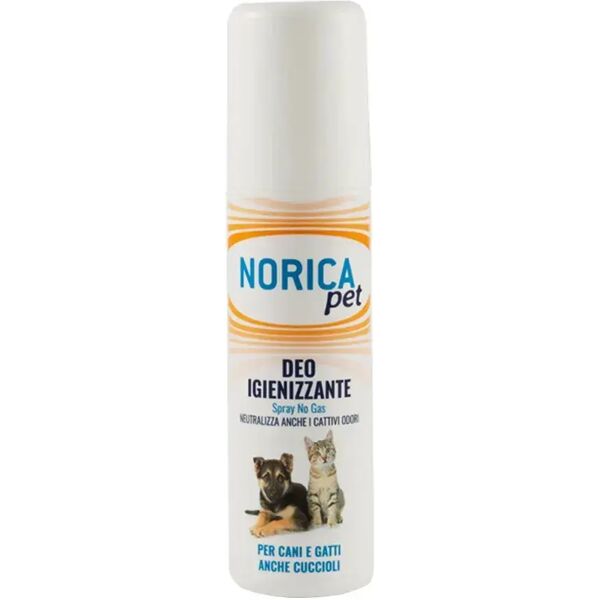 norica pet deo igienizzante per cani e gatti spray 100 ml