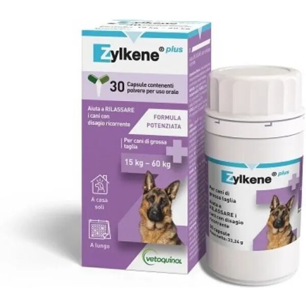 zylkene plus mangime complementare per cani e gatti da 15 a 60 kg 30 capsule