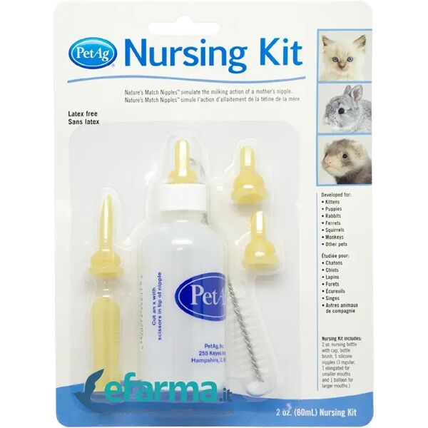 petag nursing kit biberon piccoli animali 2oz