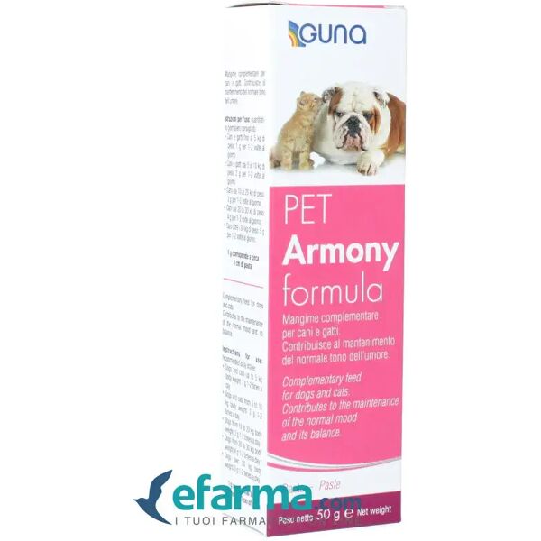 guna pet armonyformula pasta cani e gatti 50 g