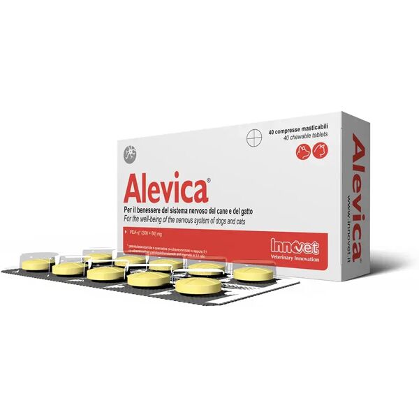 innovet alevica integratore veterinario sistema nervoso cani e gatti 40 compresse