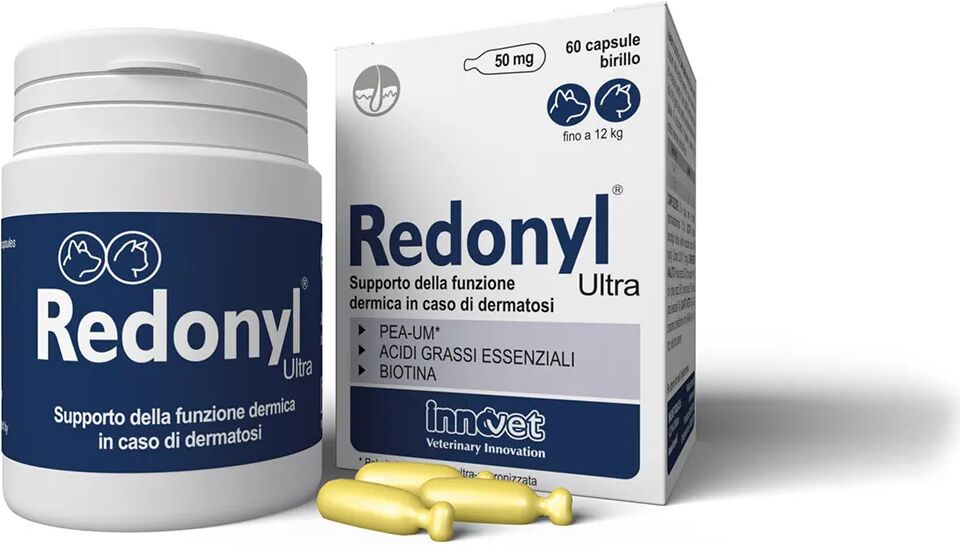 redonyl innovet ultra integratore per dermatosi cani e gatti 50 mg 60 capsule