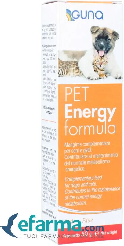 guna linea veterinaria pet energyformula pasta 50 g