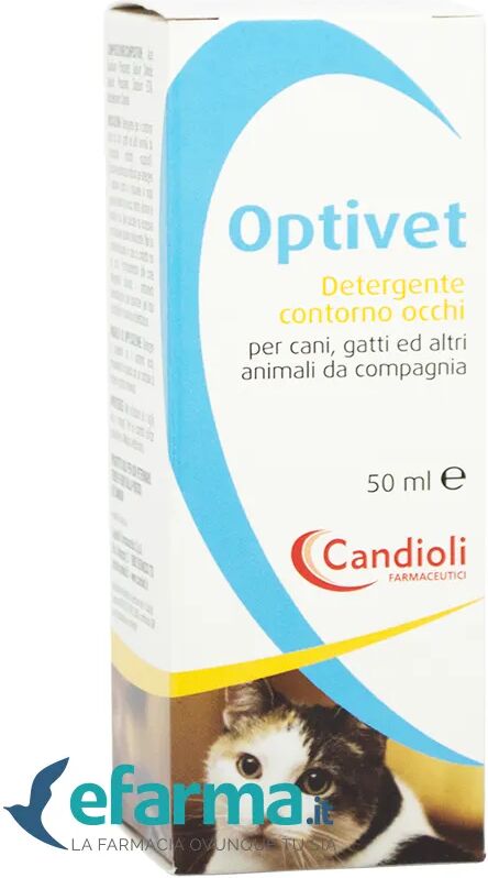 candioli optivet detergente contorno occhi cani e gatti 50 ml