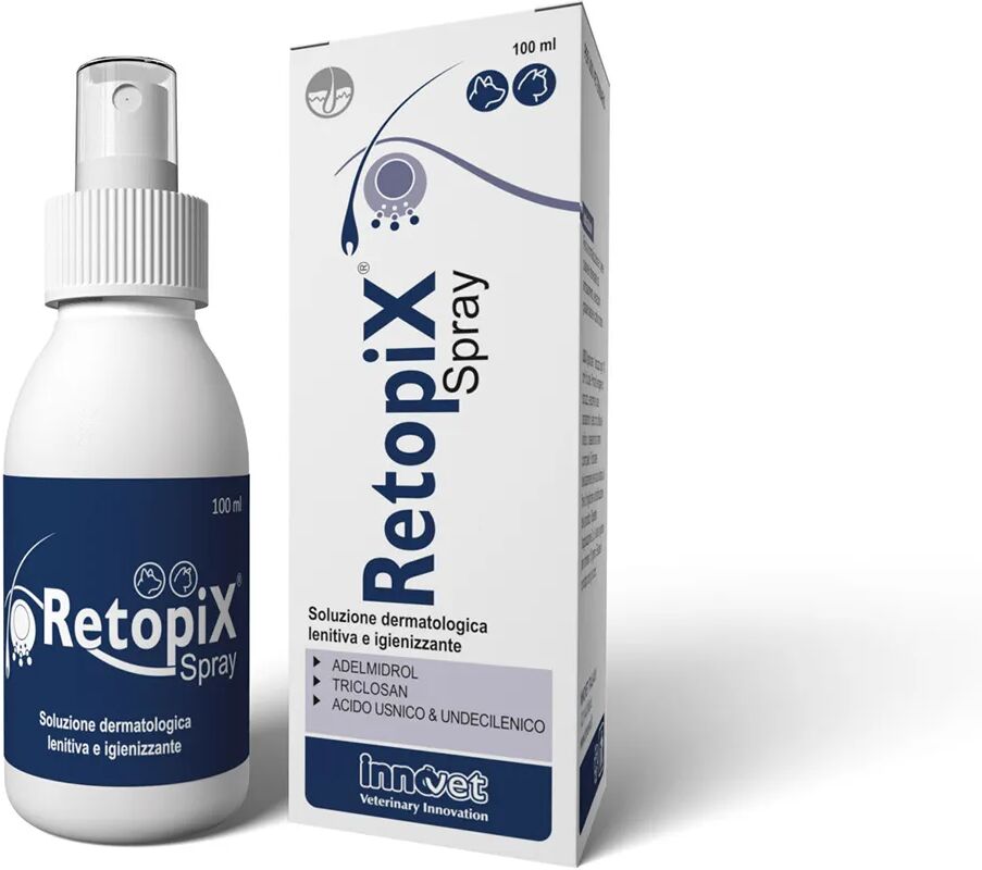 innovet retopix spray soluzione dermatologica lenitiva cani e gatti 100 ml