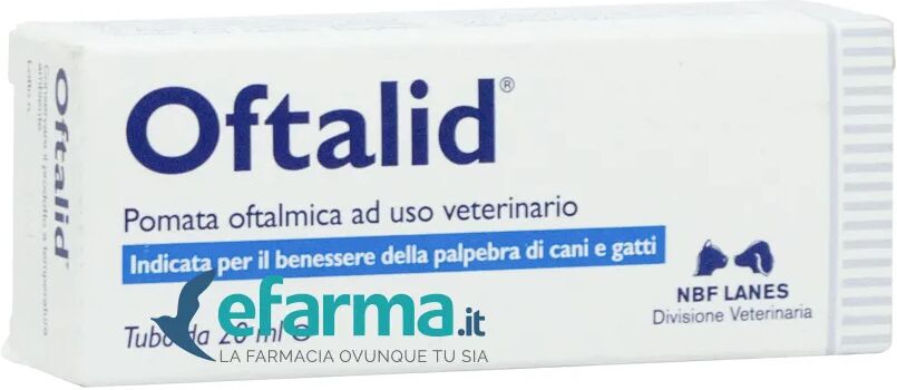 nbf lanes oftalid pomata oftalmica cani e gatti 20 ml