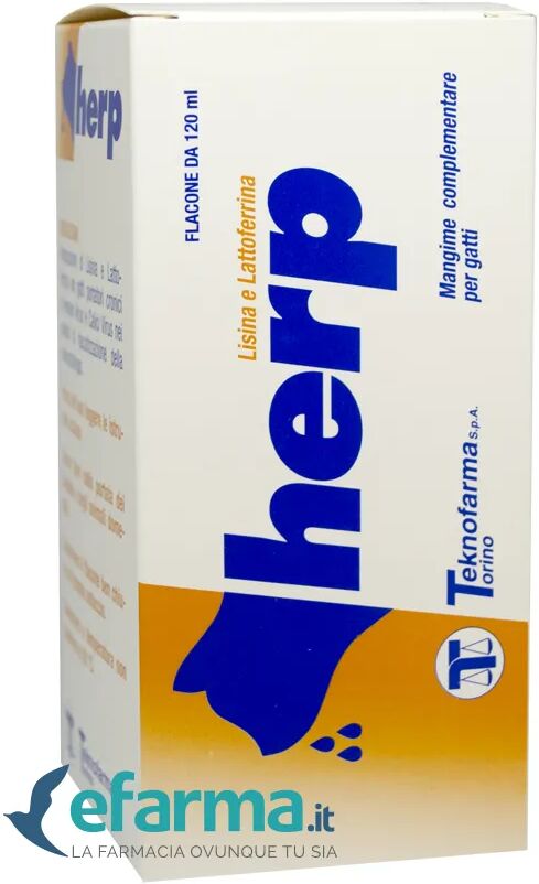 teknofarma herp integratore infezioni herpes gatti 120 ml