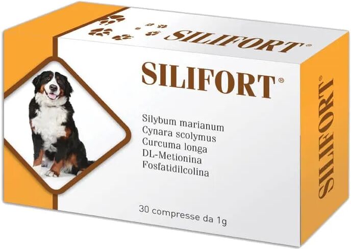 silifort aurora biofarma integratore fegato cani e gatti 30 compresse