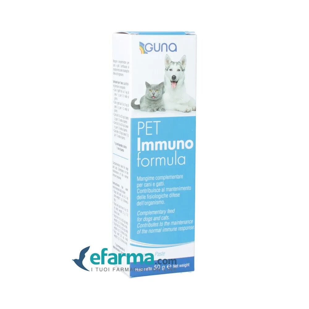 guna linea veterinaria pet immunoformula pasta 50 g