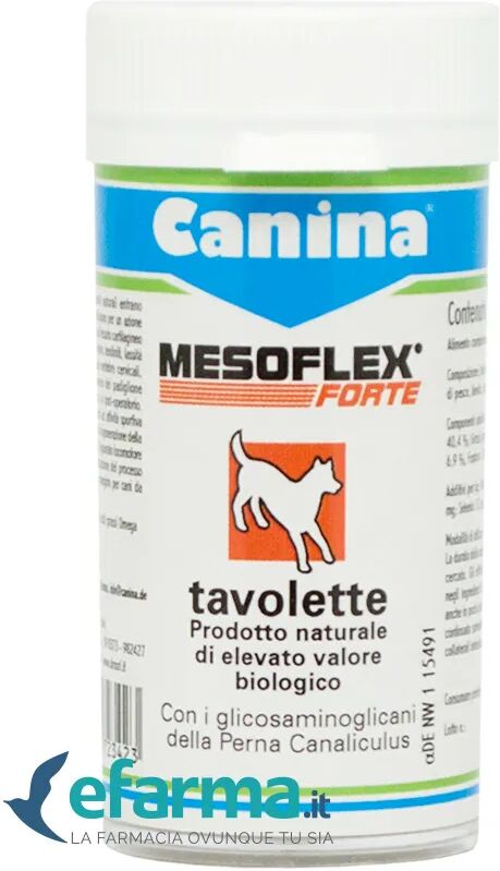 mesoflex canina pharma forte integratore articolare cani 60 compresse