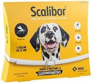 scalibor collare antiparassitario cani taglia grande bianco 65 cm