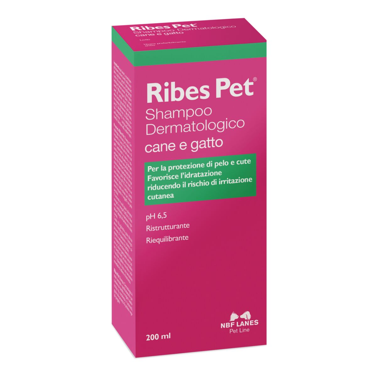 Ribes Pet Shampoo Dermatologico Cani e Gatti 200 ml