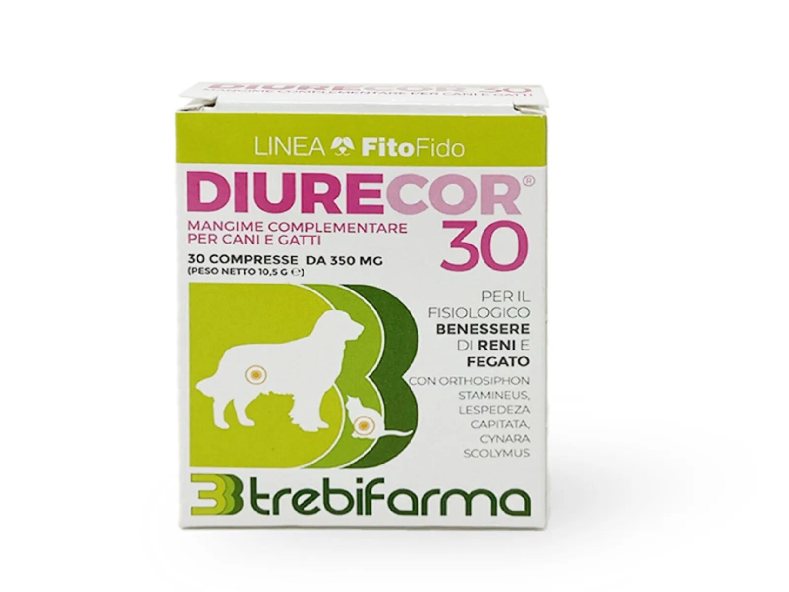 Trebifarma Diurecor Mangime Complementare Diuretico Cani E Gatti 30 Compresse