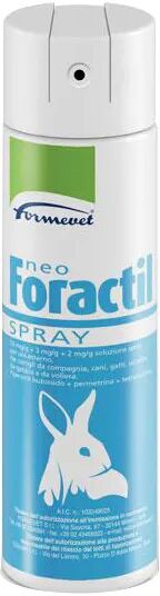 Neo Foractil Spray Insetticida Acaricida Conigli 250 ml