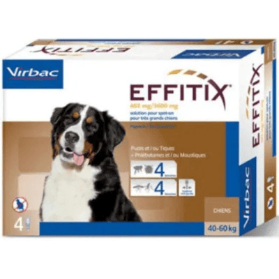 Effitix - Trattamento Pulci e Zecche per Cani 40-60kg Effitix - Trattamento Pulci e Zecche per Cani 40-60kg