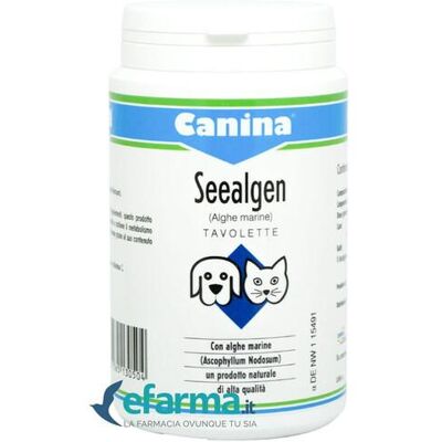 Seealgen Canina Integratore Alimentare Cani e Gatti Tavolette 225 gr Seealgen Canina Integratore Alimentare Cani e Gatti Tavolette 225 gr