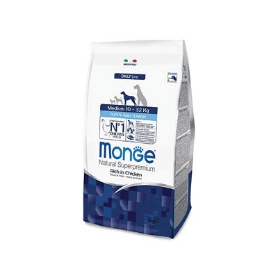 Monge Natural Superpremium Cuccioli&Junior Medium con Pollo - 800G Monge Natural Superpremium Cuccioli&Junior Medium con Pollo - 800G