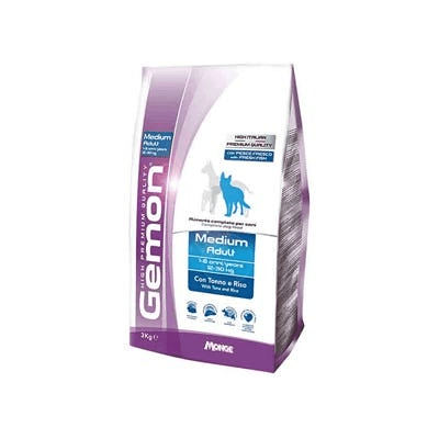 Monge & C. spa Gemon Crocchette di alta qualità per cani adulti di taglia media - Tonno e riso 3 kg Monge & C. spa Gemon Crocchette di alta qualità per cani adulti di taglia media - Tonno e riso 3 kg