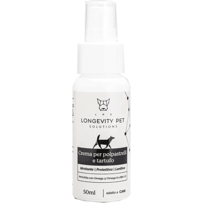 Longevity Pet Crema Polpastrelli Tartufo 50 ml Idratante Protettiva e Lenitiva Longevity Pet Crema Polpastrelli Tartufo 50 ml Idratante Protettiva e Lenitiva