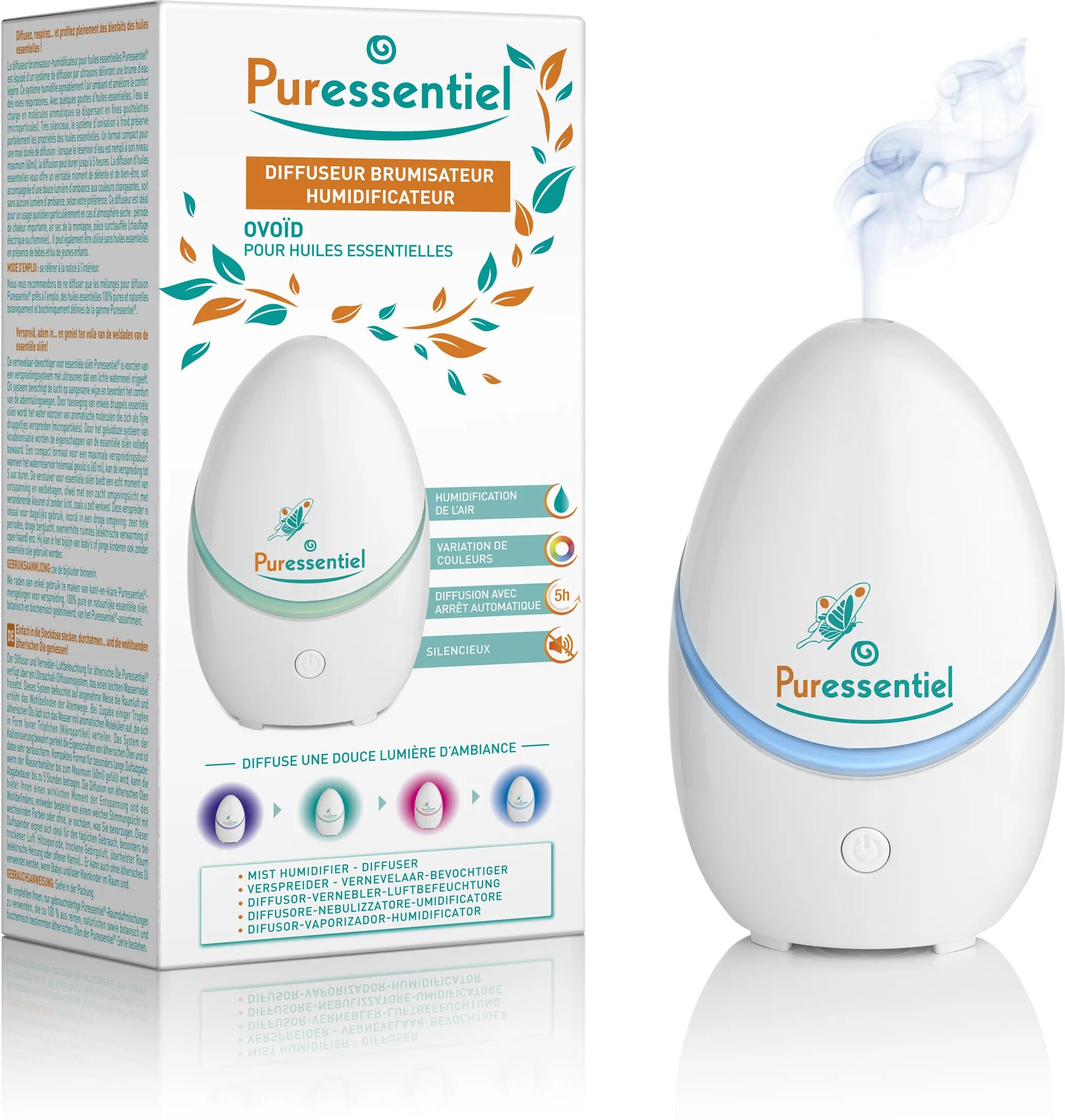 puressentiel diffussore-umidificatore ovoide per bambini 1 pezzo