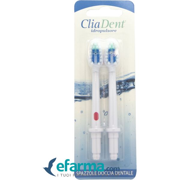 cliadent spazzole doccia dentale 2 pezzi