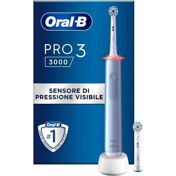 oral-b spazzolino elettrico ricaricabile blu pro3 3000