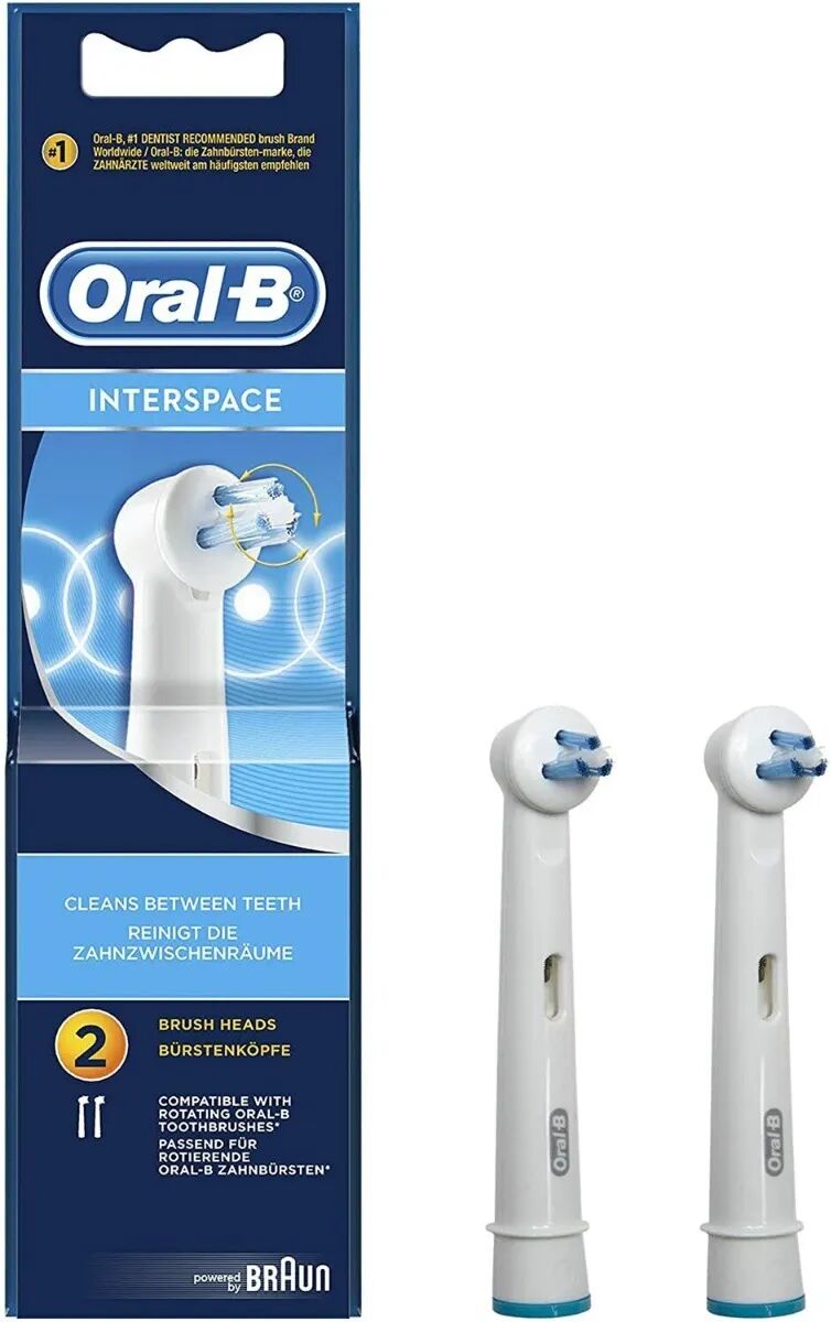 oral-b interspace testine di ricambio 2 pezzi