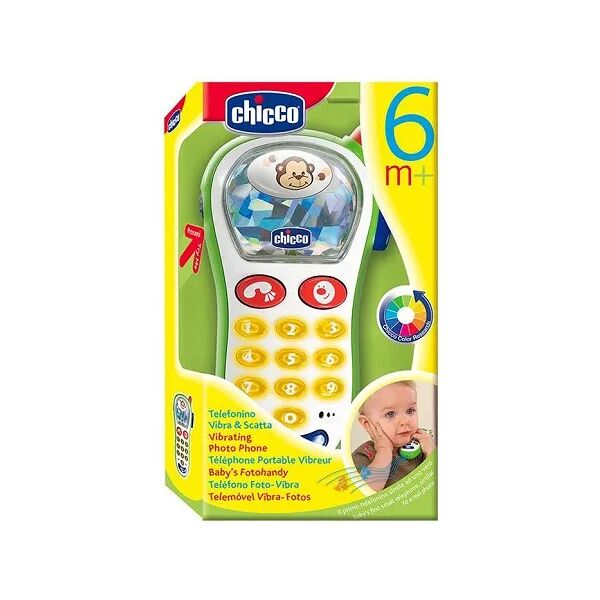 chicco gioco telefono vibra e scatta +6m