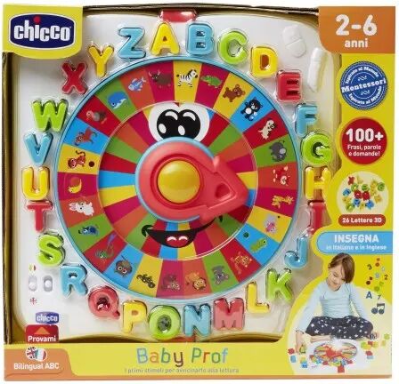 chicco baby prof gioco educativo bilingue inglese/italiano 2-6 anni