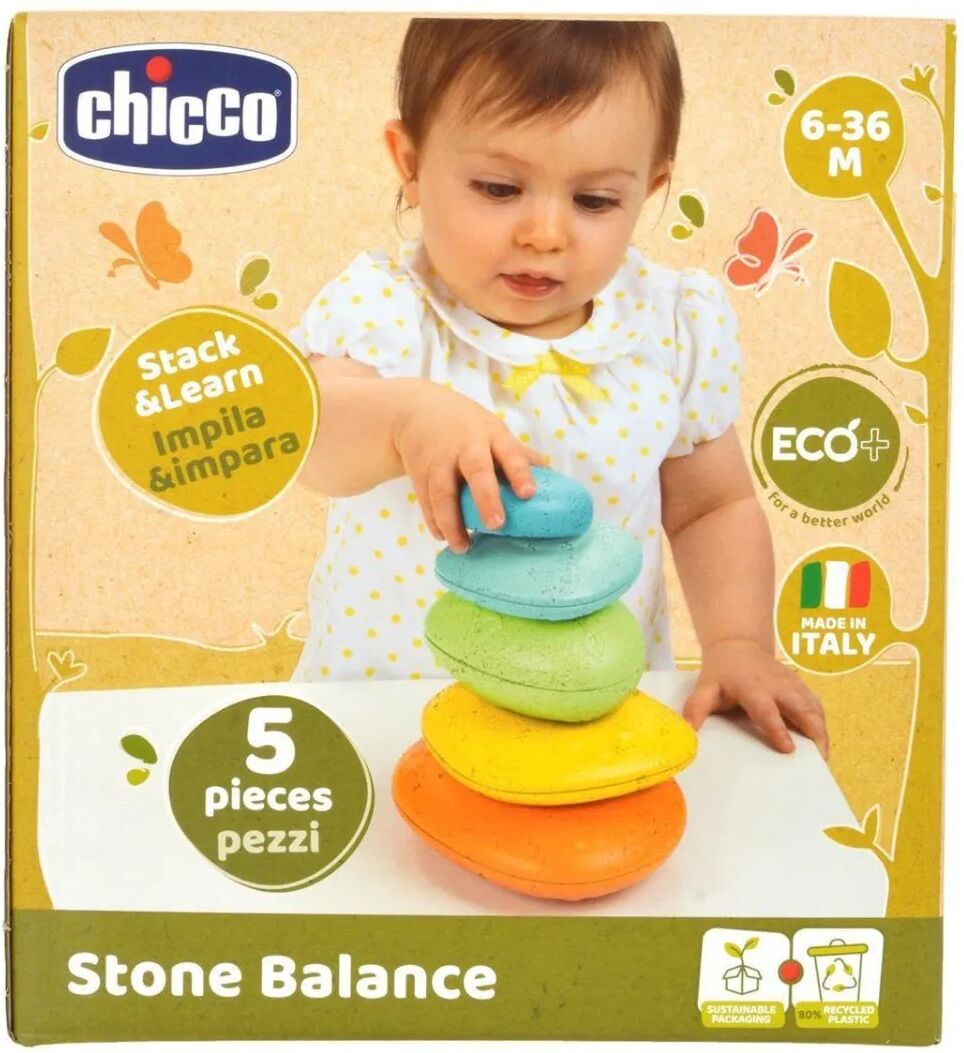 chicco stone balance eco+ giocattolo neonati +6 mesi