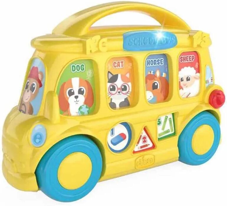 chicco abc school bus parlante gioco interattivo da +9 mesi