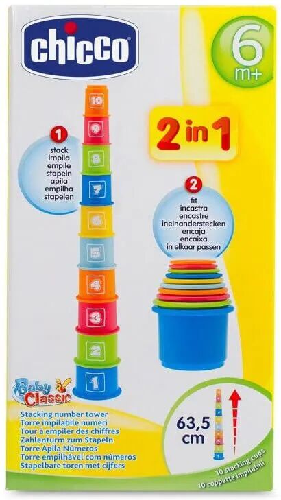 Chicco Gioco Numeri Impilabili +6m