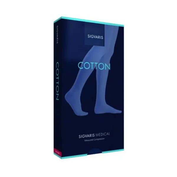 sigvaris ad cotton co1 gambaletto compressivo punta aperta colore naturale taglia 3 s normal plus