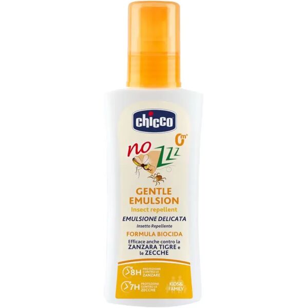 chicco nozzz emulsione delicata insetto repellente antizanzare neonati e bambini 100 ml