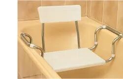 farmacare sedile plastica vasca da bagno con schienale regolabile