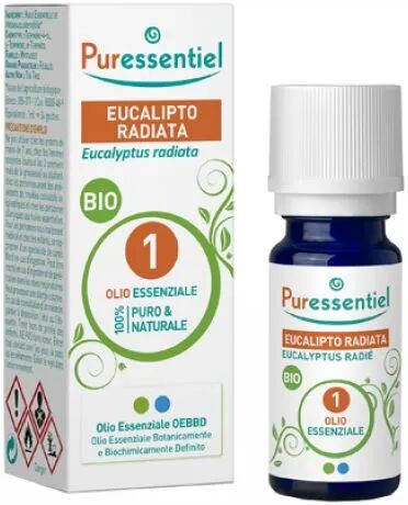 puressentiel olio essenziale eucalipto radiata bio rilassante e lenitivo 10 ml