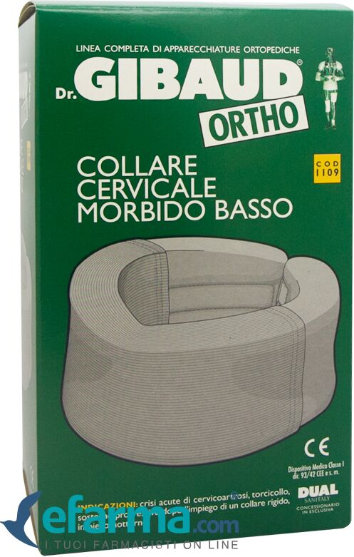 Dr. Gibaud Ortho Collare Cervicale Morbido Basso Taglia 1