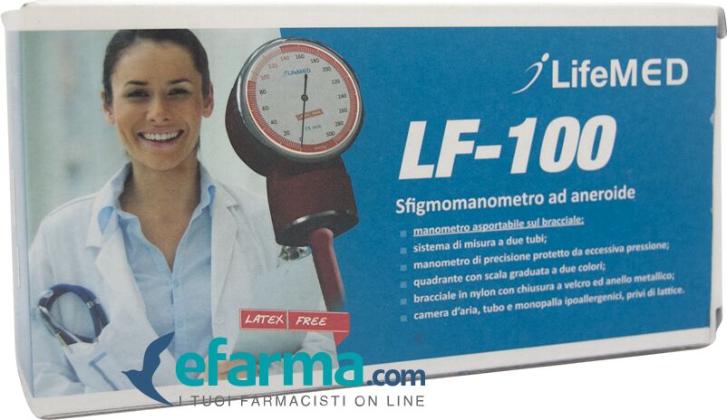 LifeMED LF-100 Sfigmomanometro Ad Aneroide Nero