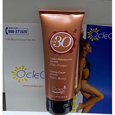OCLEO' Crema Abbronzante Spf 30 200 Ml OCLEO' Crema Abbronzante Spf 30 200 Ml
