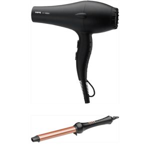 Phon Move Air 9000 Black Piu' Ferro Retro' Curl Wave Styler I 14x19mm  Omaggio  Spray Lucidante H-Zone 200 Ml