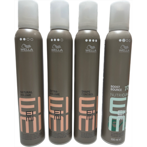 Mousse Eimi Wella  300 Ml Natural Volume,Extra Volume,Boost Bounce,Shape Control