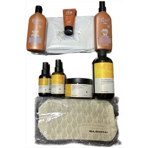 kit pazza estate con latte doposole crema prot.50 e olio ultraleggero con borsa frigo in omaggio piu' set mare elgon shampo mask hidramilk e spray con beauty case in omaggio