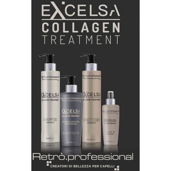 kit ricostruzione excelsa collagen treatment retro' professional