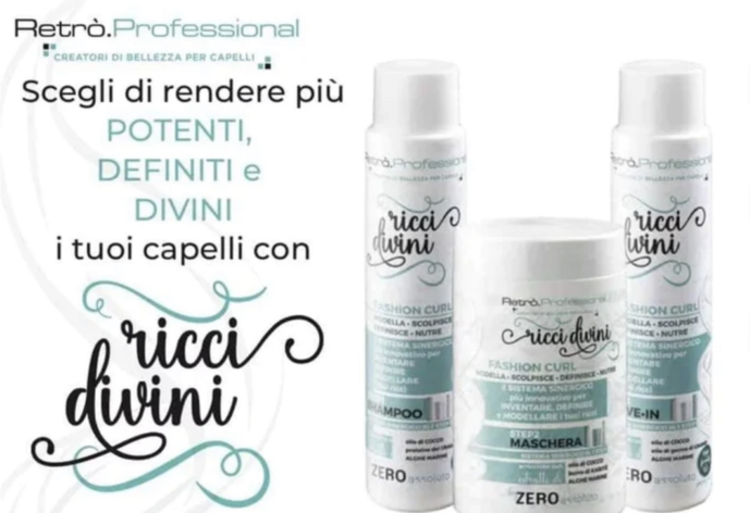 RETRO' Ricci Divini  500 Ml+1000 Ml+500 Ml Omaggio Curl Designer Mood